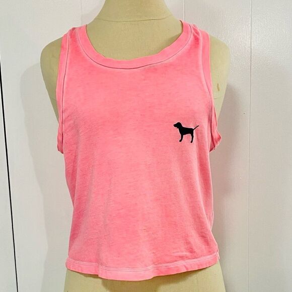 PINK | Hot Pink Muscle Tank - Picture 3 of 10